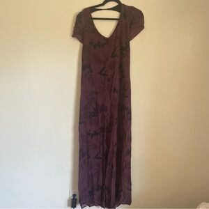Reformation open back floral dress